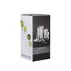 BarCraft 8-Piece Silver Cocktail Set in Gift Box, Includes Cocktail
