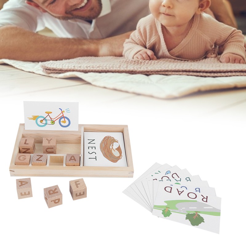 Construction Toys Early‑Learning English Letters Alphabet Baby Enlightenment Toy