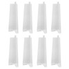 8PCS Aluminum Siding Corners 8 Inch Outside Siding Corner Trim