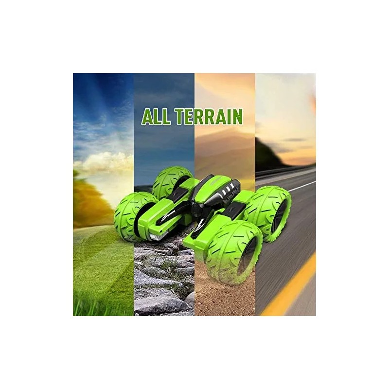Amicool Auto De Control Remoto,auto De Acrobacias Rc Luz Led