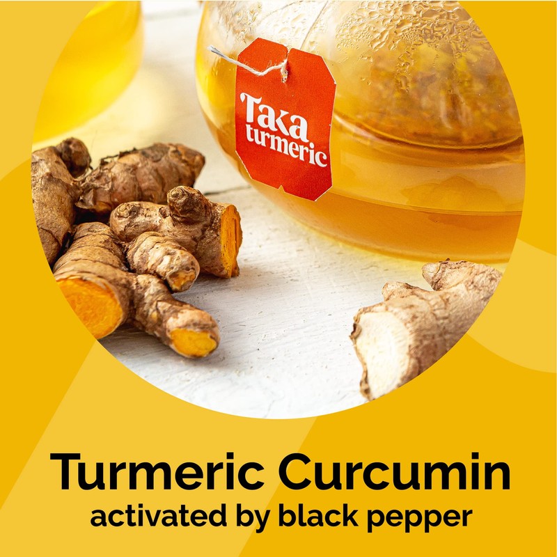 Taka Turmeric, 1 pack (15 Teabags) Organic Lemon and Ginger