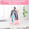 APEXCHASER Small Ironing Board with Iron Holder, Compact Ironing Board