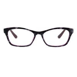 Womens Reading Glasses Fashion Readers Rectangular Spring Hinge Fuchsia +2.25