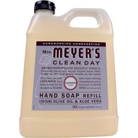 Mrs. Meyer’s Refill Jabón de Manos Líquido Lavanda, 975 ml | Repuesto Ecológico con Aroma Relajante | Fórmula Suave de Origen Vegetal | Sin Parabenos ni Crueldad Animal | Ideal para Uso Diario