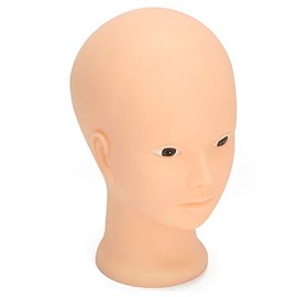 Cabeza de maniquí, con Cabeza de maniquí Calva para Entrenamiento en Cosmetología de Superficie Profesional para Entrenamiento para Tienda de Pelucas (Sin estilo de