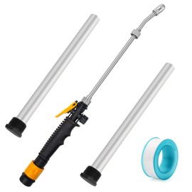 2PCS RV Water Heater Anode Rod and Flush Wand, AngleKai 9.25" RV Water Heater Magnesium Anode Rod for RV Water Heater Tank Rinser, Anode Rod with 3/4" NPT Thread/Teflon Tape for Suburban