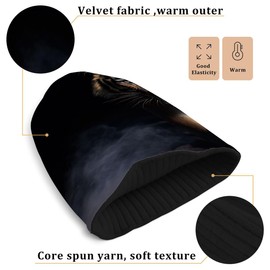 JUMBEAR Fierce Tiger Beanie Hat Skull Cap Beanies for Men Women,Winter Warm Ski Hat Unisex