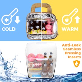 DBTAC Tactical Lunch Backpack, Large Lunch Cooler for Men Women | Backpack Coolers insulated for Work Picnic Travel (Tan, 24-Cans)