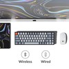 Keychron K6 Bluetooth 5.1 Wireless Mechanical Keyboard with Gateron Red