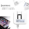 White Nuts Square Smartphone Charger, Rapid Charging, AC Adapter