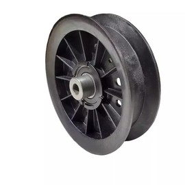 Technology Parts Store Flat Idler Pulley Black D18314, TCA22982 Compatible with John Deere Self-propelled Walk-Behind mowers and 20", 24" and 32" Snow Blower attachments