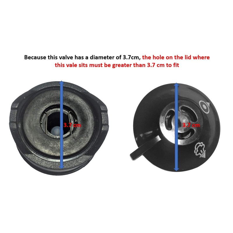 "GJS Gourmet Pressure Release Valve Compatible with Some Power Cooker