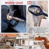 Hilitchi 400PCS 6 Sizes British 304 Stainless Steel External Star