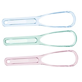 Limpiador De Lengua Para Adultos 3 Piezas Raspador Lingual Con Mango Ergonómico Para Limpieza Profunda Del Revestimiento Lingual Y Reducción Del Mal Aliento
