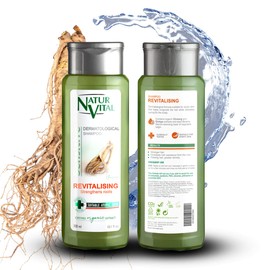 Hair Shampoo Ginseng - Revitalizing - 300 Ml / Natural & Organic by Natur Vital
