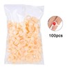 Pack of 100 Disposable Eyebrow Tattoo Ring Ink Cup Microblading