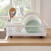 Dish Drying Rack 3 Piece Dish Drainer with Drainboard Set