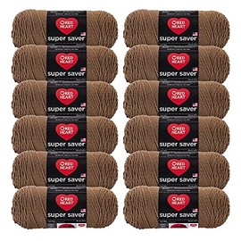 Red Heart Cafe Latte Super Saver Yarn 12/Pk 12 Pack