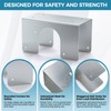 UPVONT Stud Shoes for Double 2X Studs, 16-Gauge Galvanized Stud