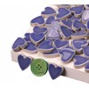 LiFschal Mosaic Tiles Stained Glass, Heart Shape Ceramic Mosaic Making