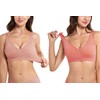 Comfyin Women's Bra without Underwire, Non-Wired Bustier, Pack of 3,