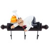 Wall Hook Cartoon Chef Figurine SelfAdhesive Hanger Hotel Dining Room