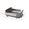 KitchenAid Compact, Space Saving Rust Resistant Dish Rack, with Angled