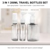 Skycase Travel Bottles - Leak Proof Refillable Tsa Approved Travel