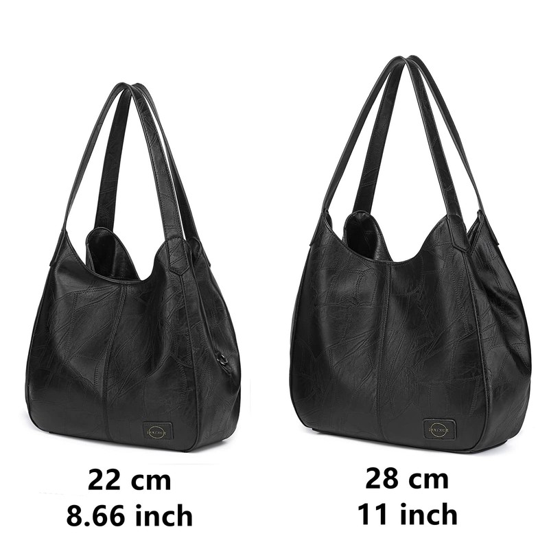 I IHAYNER Soft Vegan Leather Bags Large Capacity Handbag Multiple