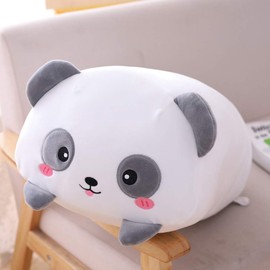 hitoshe Panda Plush Stuffed Animal, Soft Panda Plush Hugging Pillow Cylindrical Body Pillow Toy Gifts for Kids, 33.5"