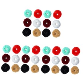 Ipetboom 3sets Fashion Hair Ties for Women Girls Ponytail Holders Hair Band Spiral Ties 12pcs*3