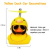 wonuu rubber car ornaments yellow duck dashboard decor cool duck