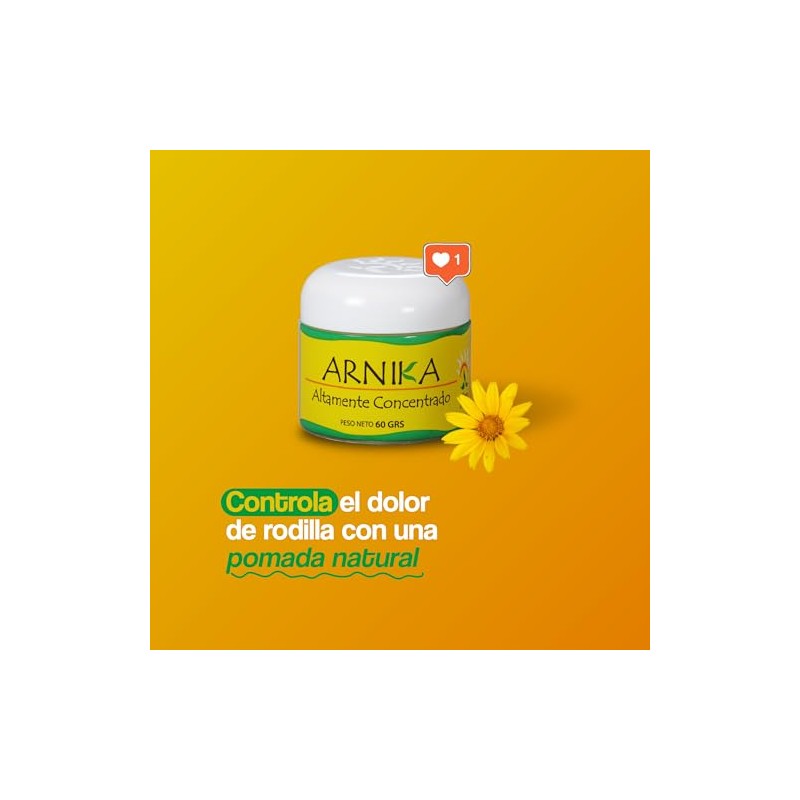Pomada Árnica Altamente Concentrada Crema Corporal Alivio Anti Calambres Musculares