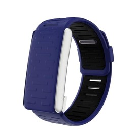 fitspur Silicone Wrist Band Compatible with Whoop 5.0 one+peak, Sweatproof and Waterproof Replacement Sportflex Band (Deep blue)