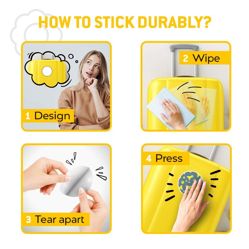 Awesome Vinyl Stickers (Set of 2) 15cm - Tropical Cocktail