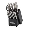 Farberware Self-Sharpening 13-Piece Knife Block Set with EdgeKeeper Technology, High