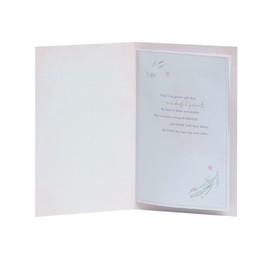 UK Greetings Mum & Dad 60th Anniversary Card With Envelope - Ribbon Design