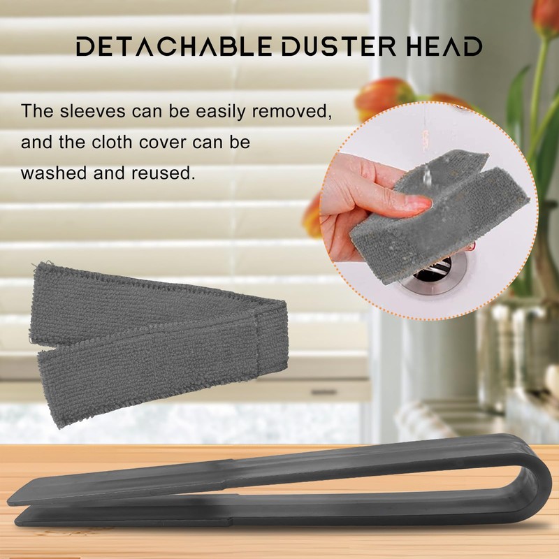 BWBWND 2 PCS Car Blinds Duster, Window Blind Cleaner Duster