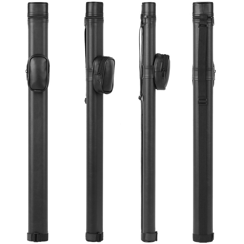 Billiards Pool Cue Tube Carrying Case PU Hard Billiard Case