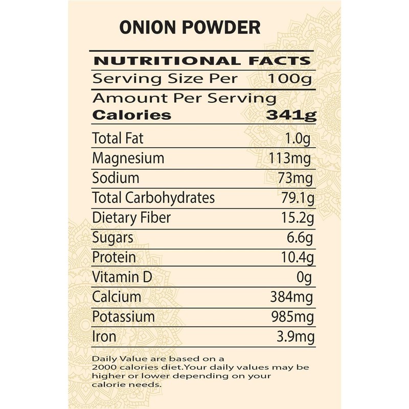 Onion Powder (100g/3.52oz) l Ground Onion Powder l Ground from
