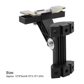 Saddle Seat Bottle Holder Adapter Mount Bicycle Bottle Holder Rack Double Water Bottle Holder Extension Rack Mount Water Bottle Holder Seat Adapter Lightweight Bottle Holder for Tri