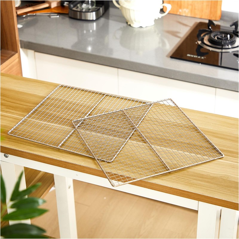 Yaocom 4 Pcs 13.5 x 13.5 Inch Fryer Screen Stainless