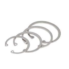 BOZONLI Retaining Rings E-Clips Safety Snap Ring Stainless Steel Internal Circlip Snap Rings 40 mm Pack of 10