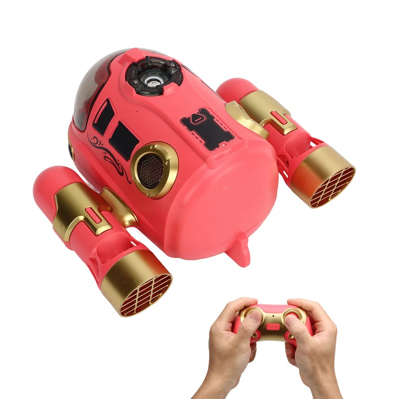 Remote Control Motorboat with 500mah Battery Submarine Spray Gasboat for