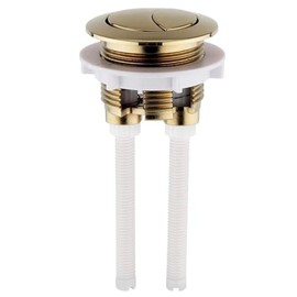 Housler® Brushed Brass Universal Toilet Dual Flush Button Fit 38mm Cistern Hole