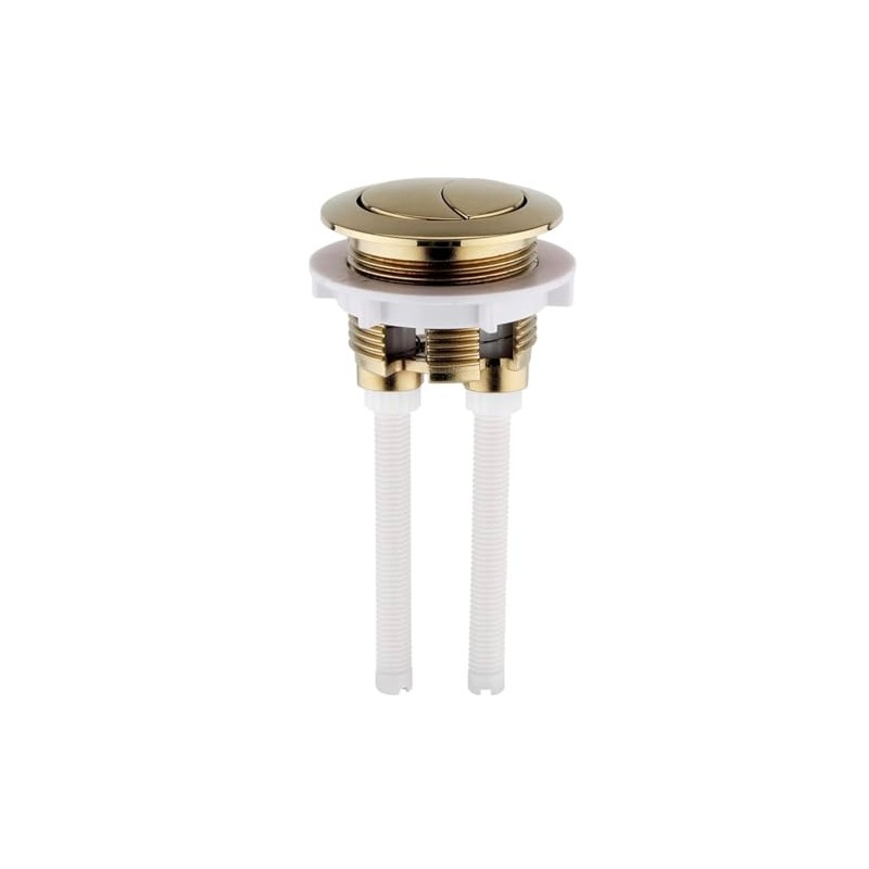 Housler® Brushed Brass Universal Toilet Dual Flush Button Fit 38mm