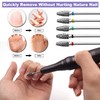 Fantexy 10pcs Ceramic Nail Drill Bits, 3/32 Inch Professional Tungsten