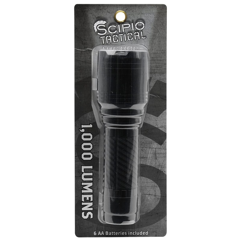 Scipio Tactical Weatherproof Cree LED Flashlight - 1000 Lumens
