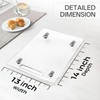 YUNEASELF Sliding Tray for Coffee Maker: Acrylic Appliance Slider with