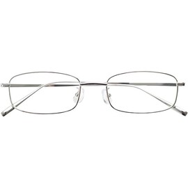 Dollger Blue Light Cut Glasses, Date Glasses, Round Glasses, UV Protection, UV Protection, Glasses, No Degree, Stylish, PC Glasses, Computer Glasses, Unisex, Ultra Lightweight, Silver, Silver